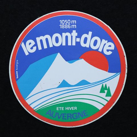 le mont-dore モン=ドール ヴィンテージステッカー