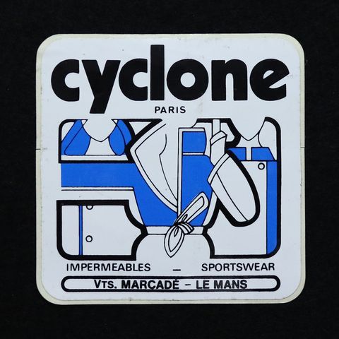 cyclone paris ヴィンテージステッカー