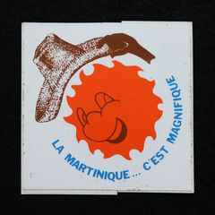 LA MARTINIQUE ヴィンテージフレンチステッカー