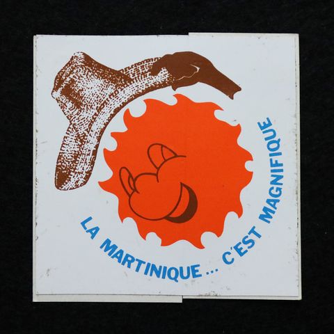 LA MARTINIQUE ヴィンテージフレンチステッカー