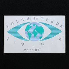 JOUR de la TERRE 1990 アースデイ ヴィンテージステッカー