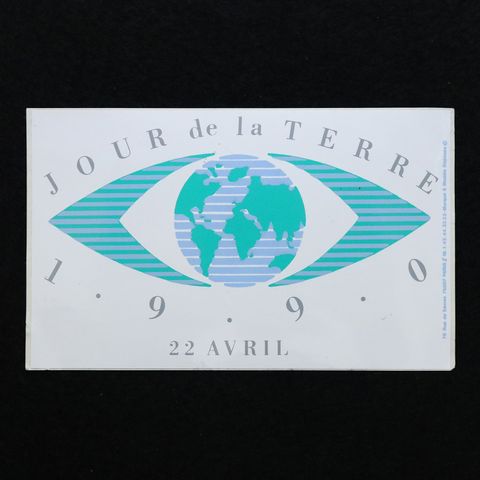 JOUR de la TERRE 1990 アースデイ ヴィンテージステッカー