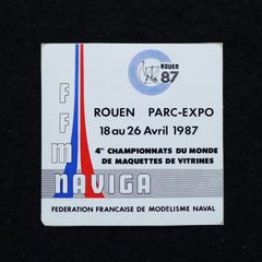 ROUEN 87 ヴィンテージフレンチステッカー