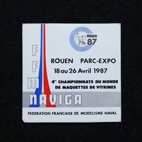 ROUEN 87 ヴィンテージフレンチステッカー