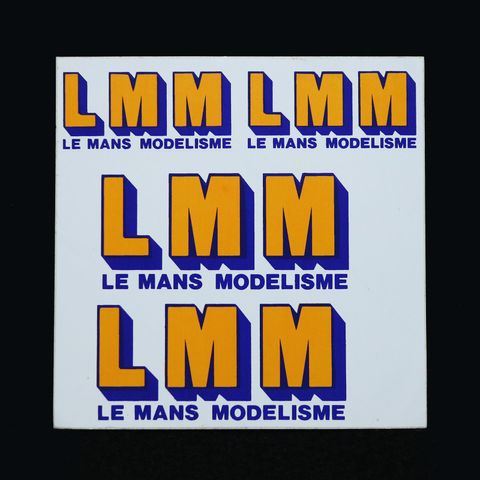 LMM "LE MANS MODELISME" ヴィンテージステッカー