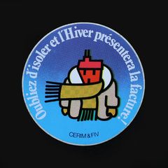 CERIM&FIV ヴィンテージフレンチステッカー