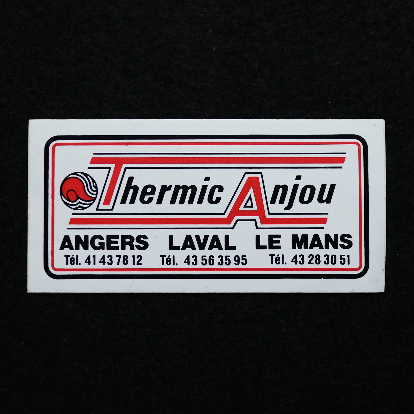Thermic Anjou ヴィンテージフレンチステッカー