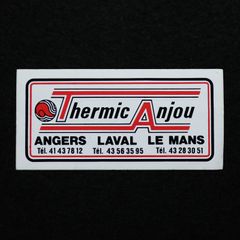 Thermic Anjou ヴィンテージフレンチステッカー