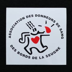DES BORDS DE LA SEUGNE ヴィンテージステッカー