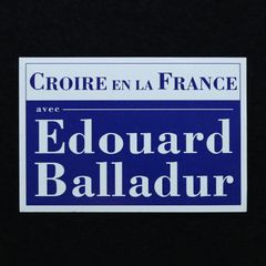Edouard Balladur エドゥアール・バラデュール ヴィンテージステッカー