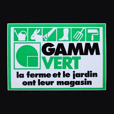 GAAMM VERT ヴィンテージステッカー
