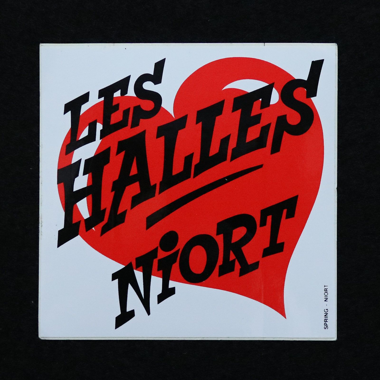 LES HALLES NIORT ヴィンテージステッカー