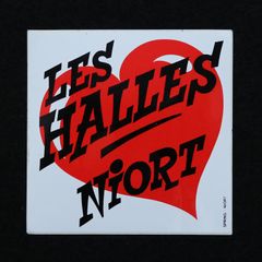 LES HALLES NIORT ヴィンテージステッカー