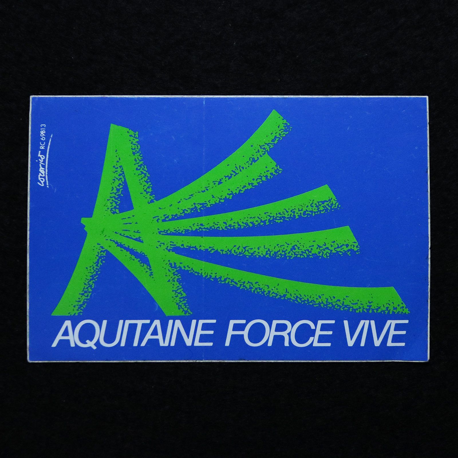 AQUITAINE FORCE VIVE ヴィンテージフレンチステッカー