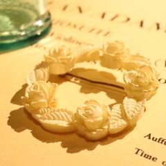 アンティークサークルブローチ