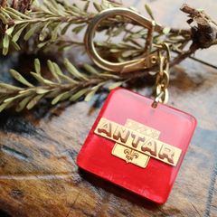 ANTAR アンタル オイル 角型 ブルボンキーホルダー