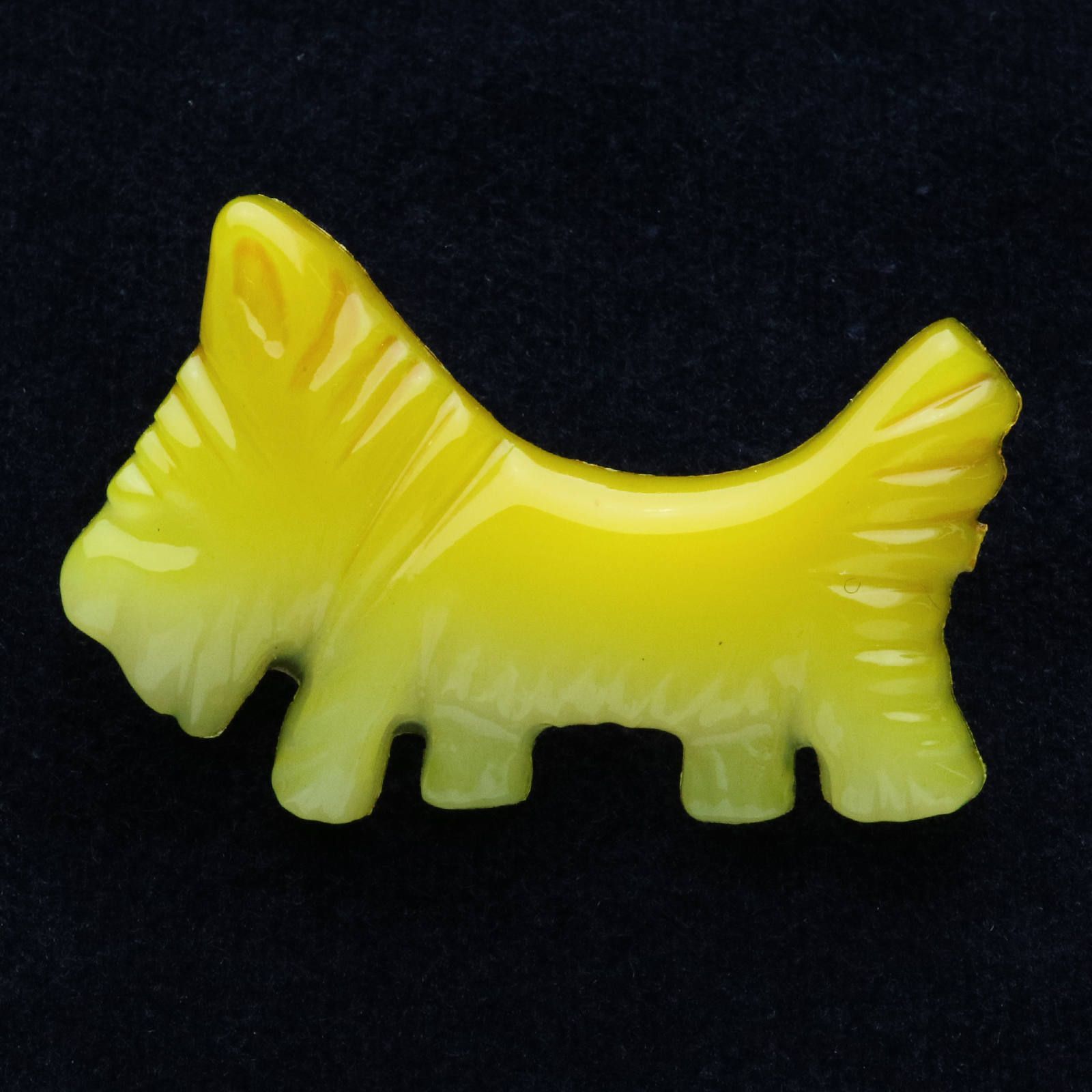 プラスチックブローチ「ヨークシャテリア」