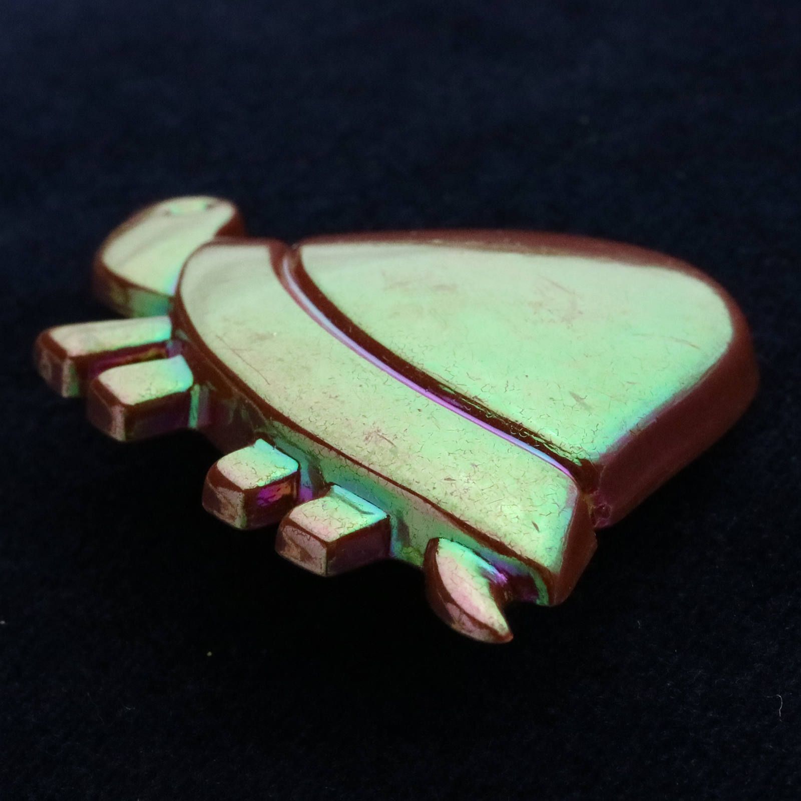 プラスチックブローチ「カメ」