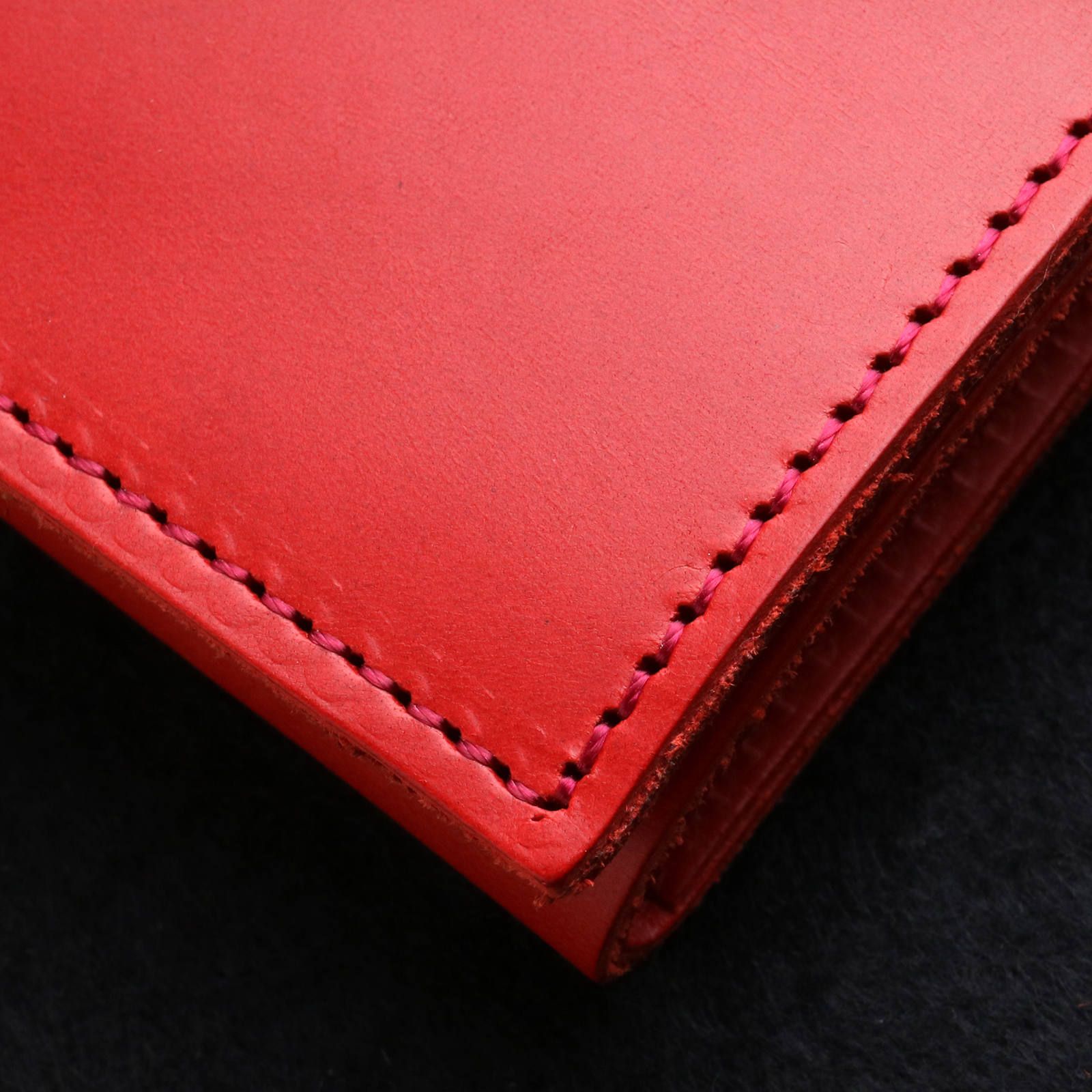 「straccio Buttero」ミニ財布 レッド