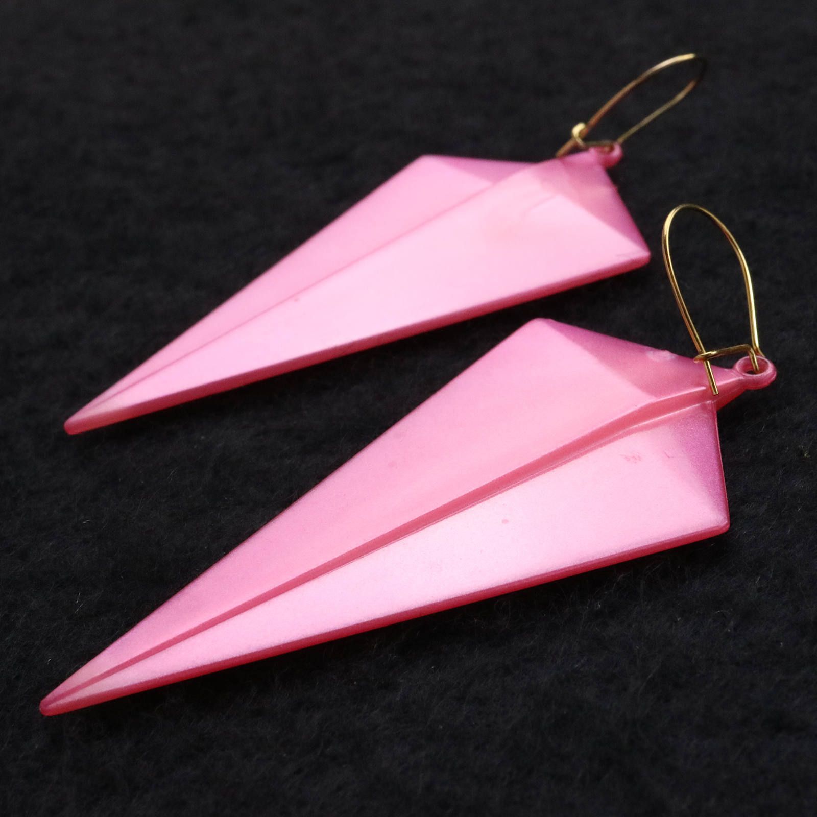 ピアス「パール折り紙」