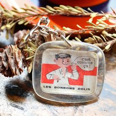 les bonbons DOLIS フレンチキーホルダー