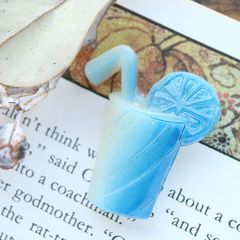 プラスチックブローチ「レモネード」