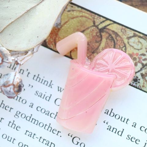 プラスチックブローチ「レモネード」
