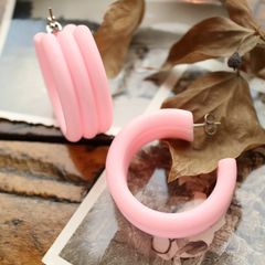ピアス「フープパステルチューブ」