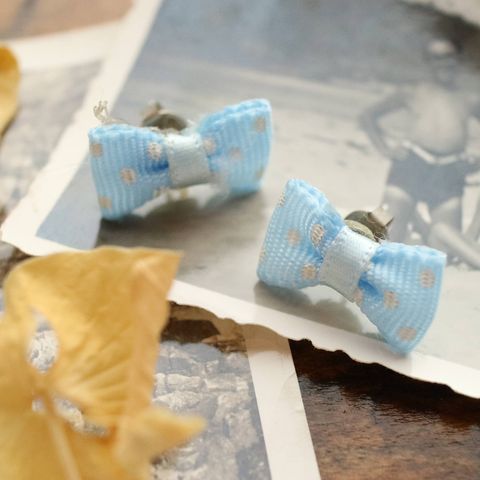 ピアス「パステルリボン」