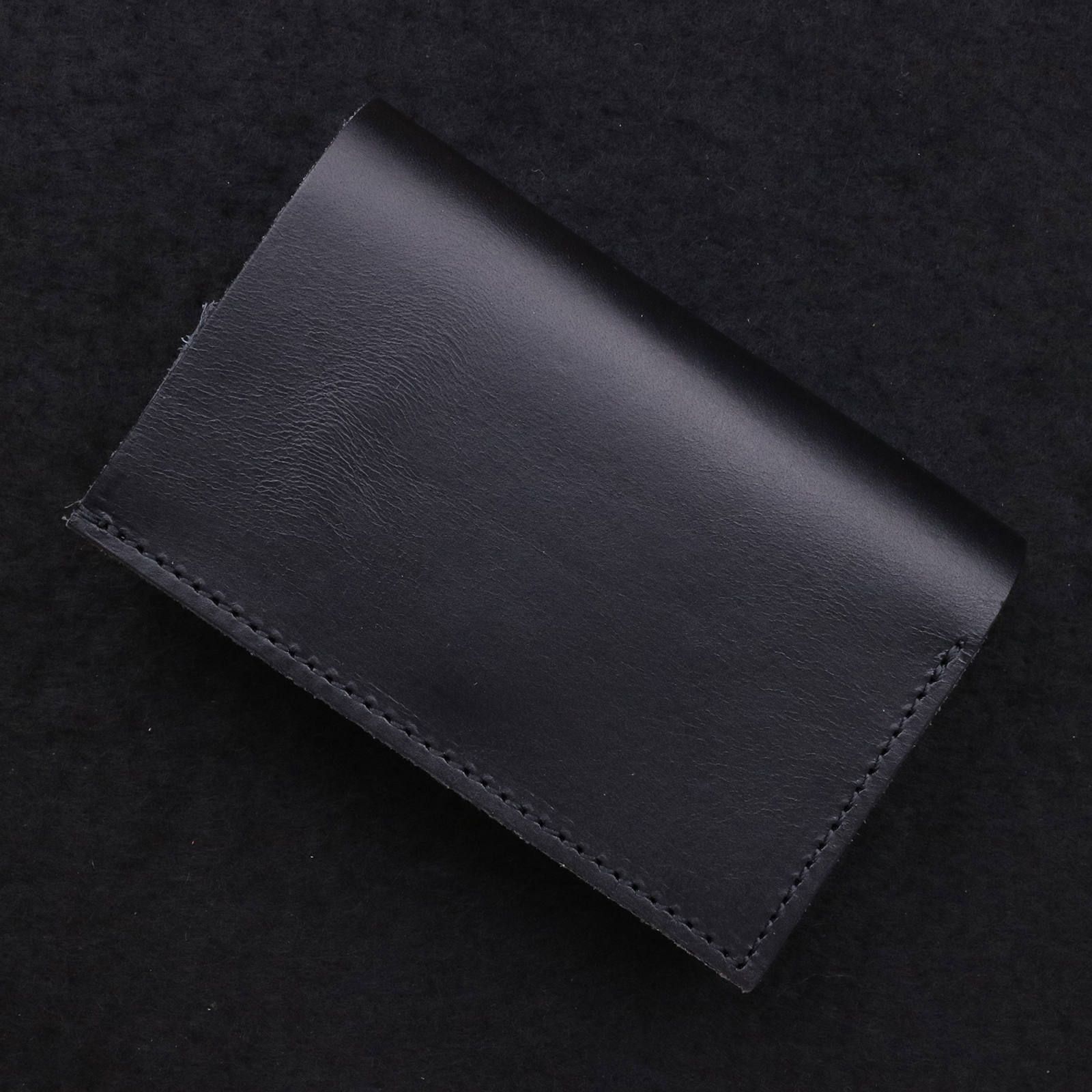 「straccio Buttero」ミニ財布 ブラック