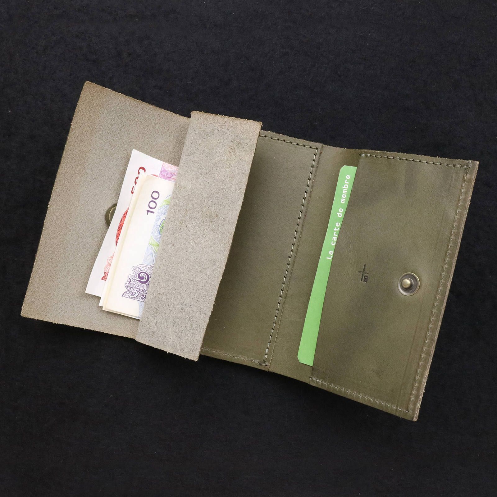 「straccio Liscio」ミニ財布 タバコ