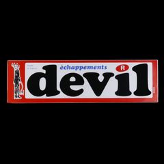 devil 車 マフラー ヴィンテージステッカー
