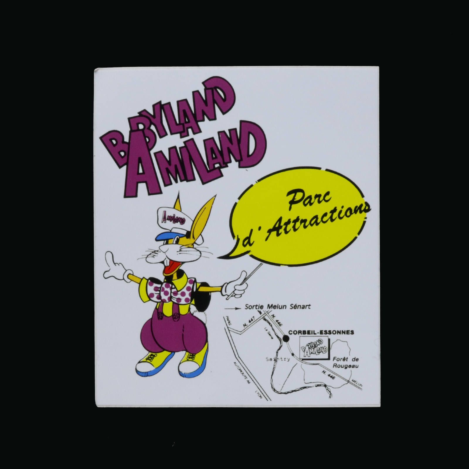 BABYLAND AMILAND 遊園地 ヴィンテージステッカー