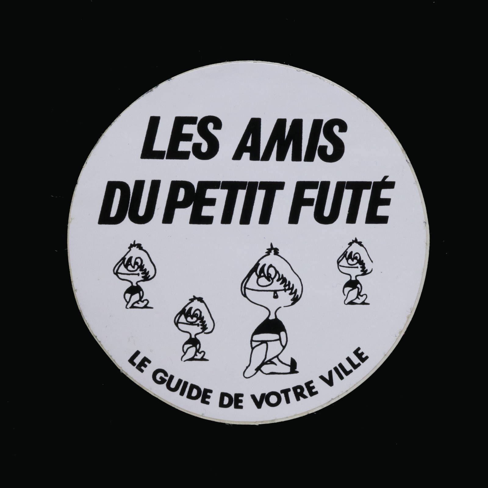LES AMIS DU PETIT FUTE ヴィンテージステッカー