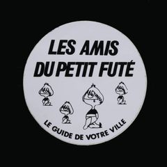 LES AMIS DU PETIT FUTE ヴィンテージステッカー