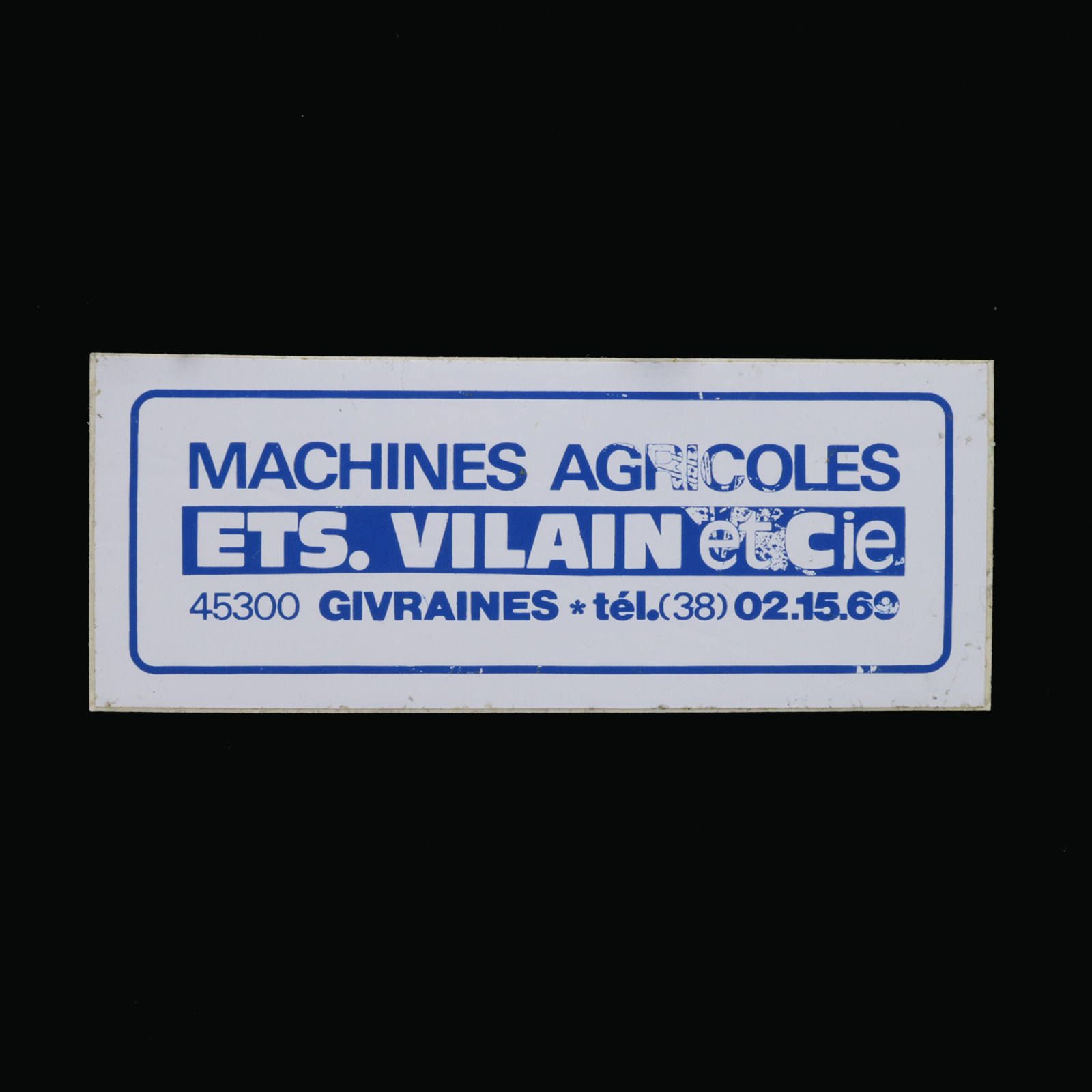 ETS. VILAIN et Cie ヴィンテージステッカー