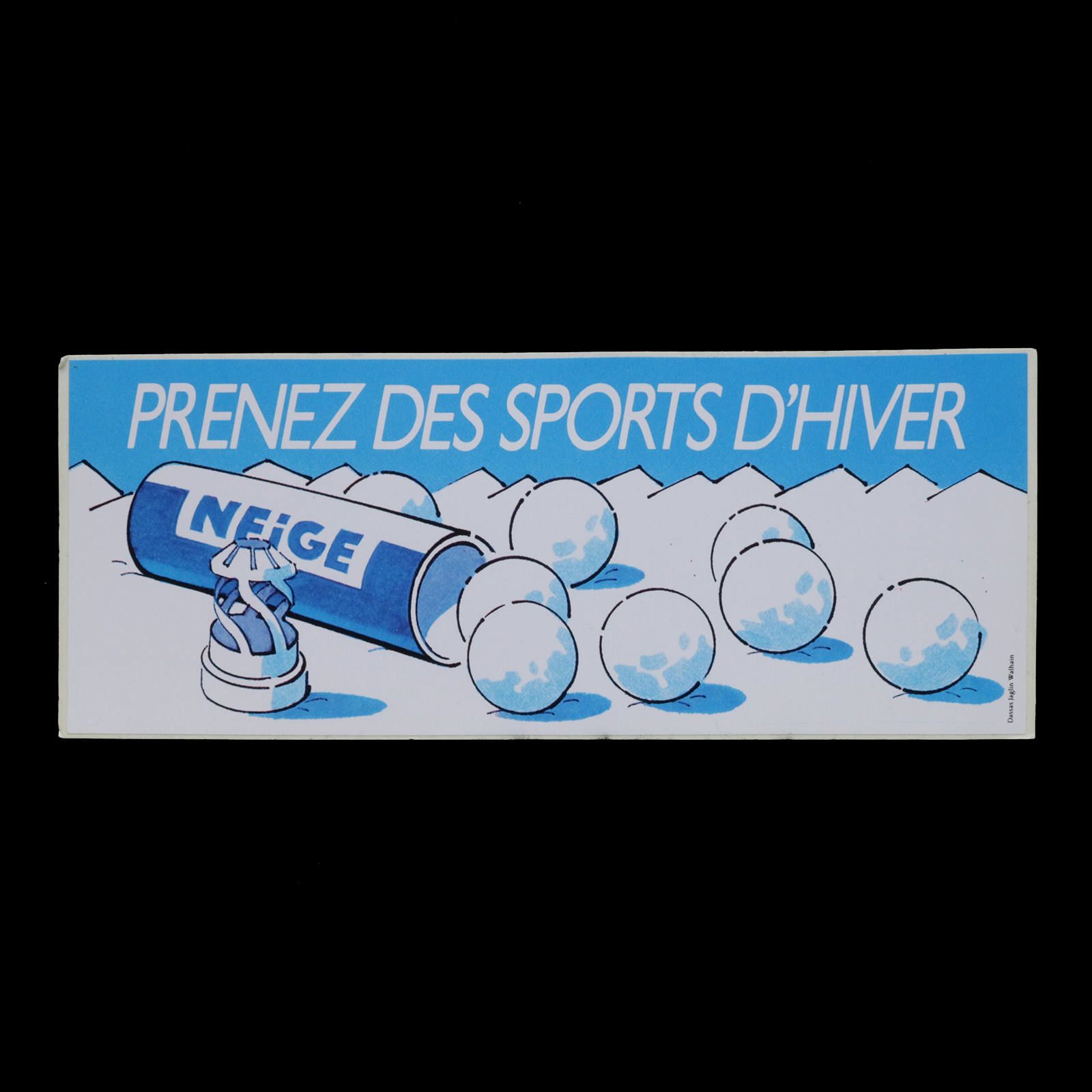 PRENEZ DES SPORTS D'HIVER ヴィンテージステッカー