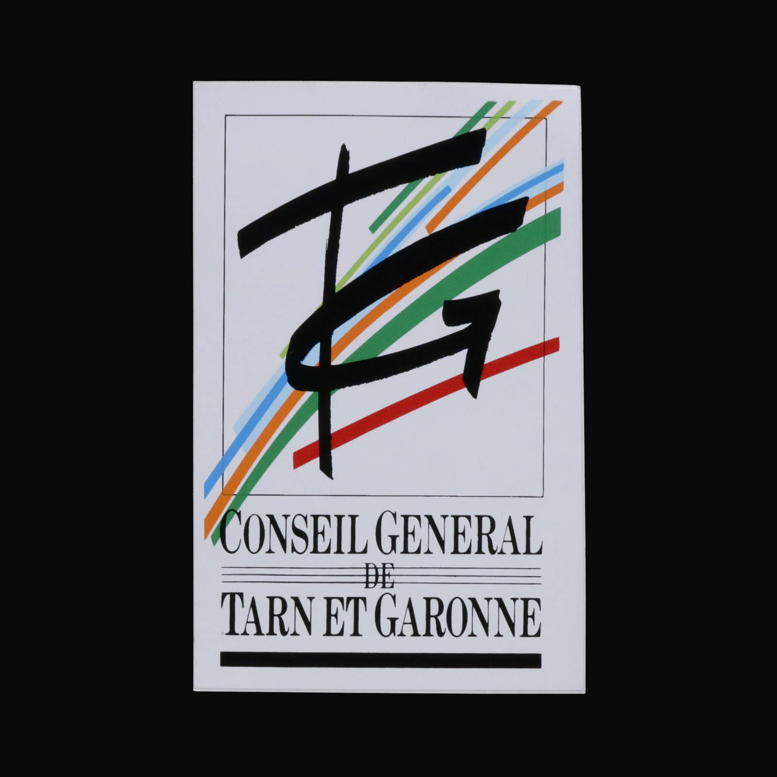 TARN ET GARONNE タルンエガロンヌ県議会 ヴィンテージステッカー