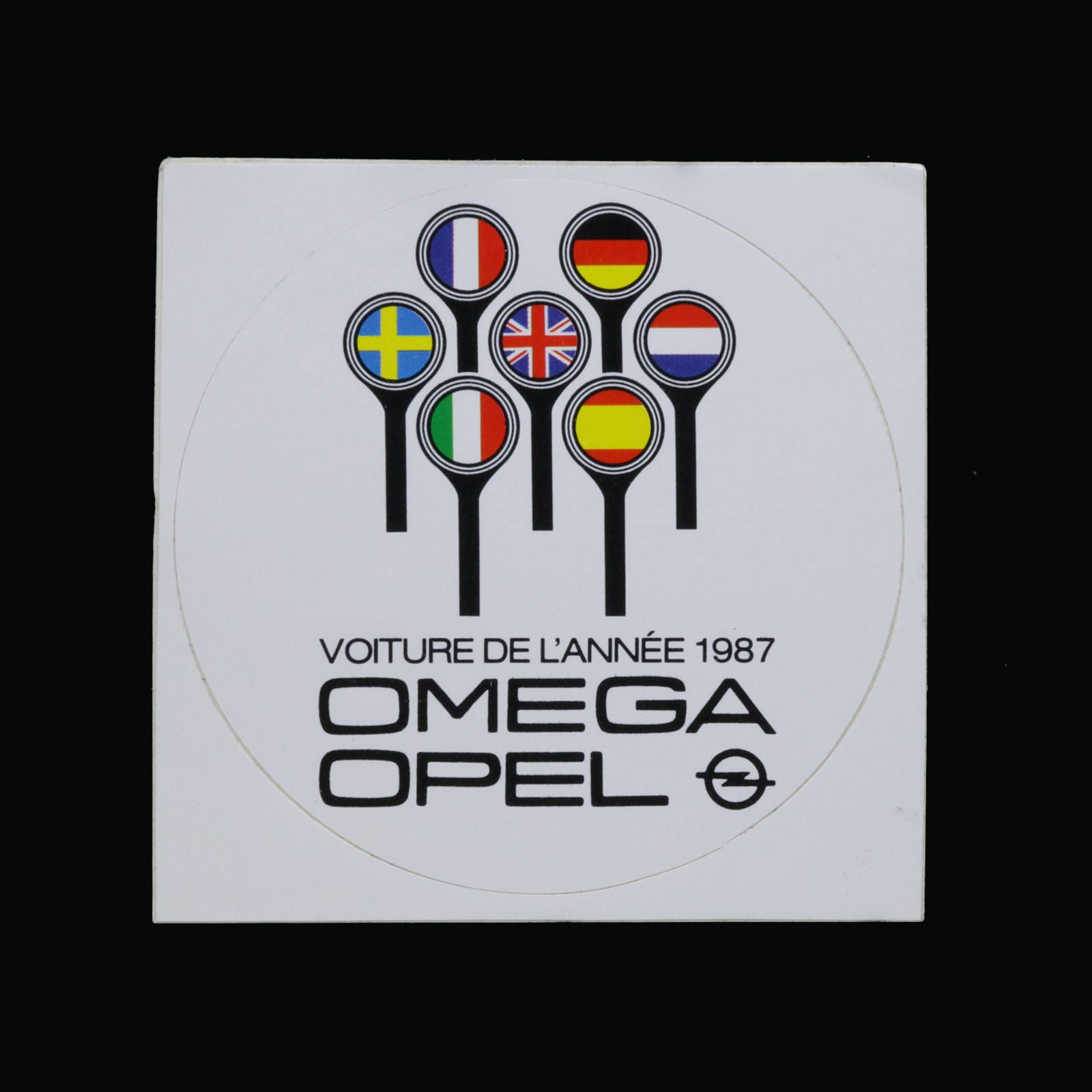 omega opel オペル・オメガ 自動車 ヴィンテージステッカー