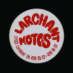 LARCHANT MOTOS ヴィンテージステッカー