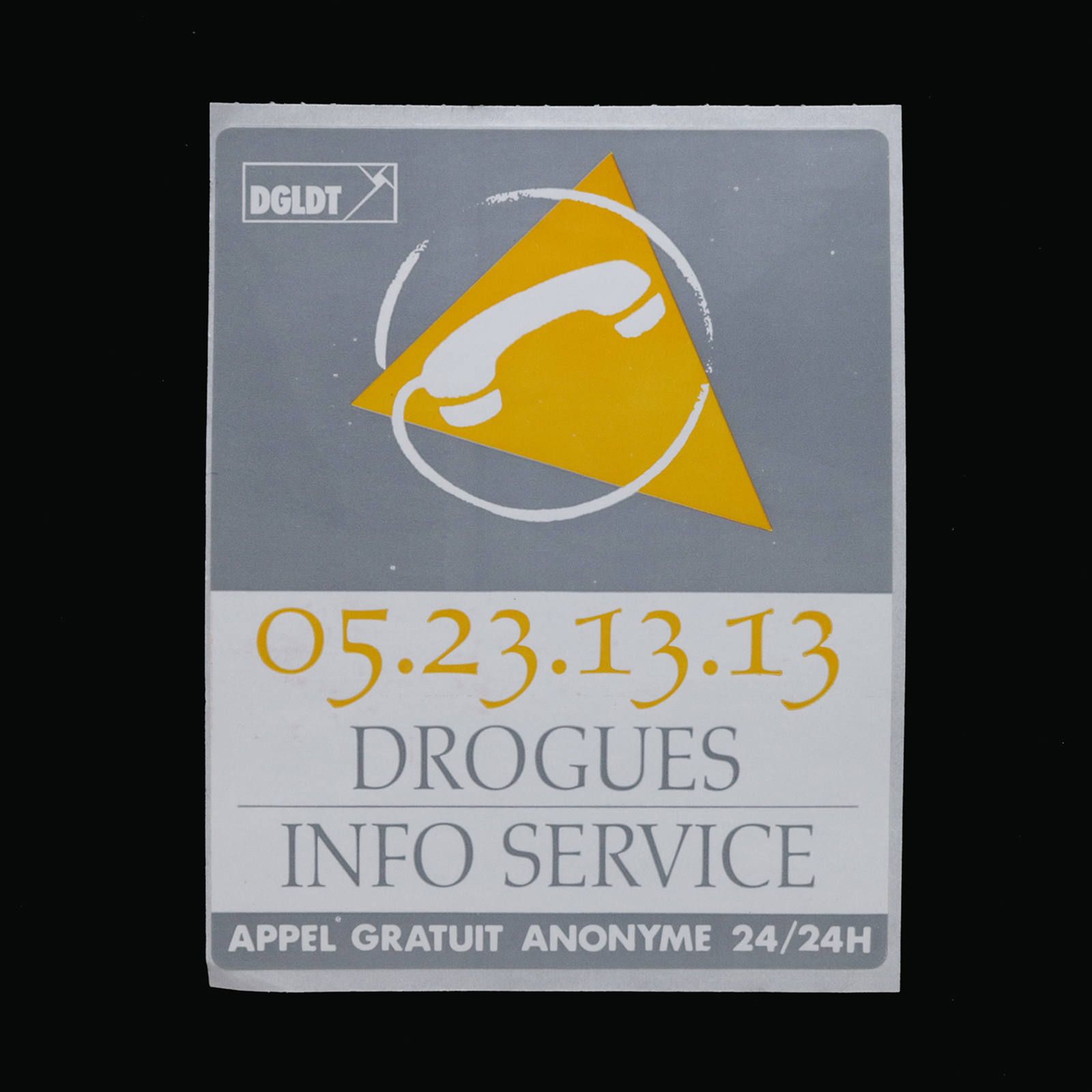 DROGUES INFO SERVICE ヴィンテージステッカー