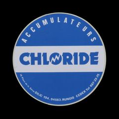 CHLORIDE ヴィンテージステッカー