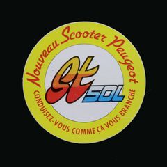 stSOL プジョー スクーター ヴィンテージステッカー
