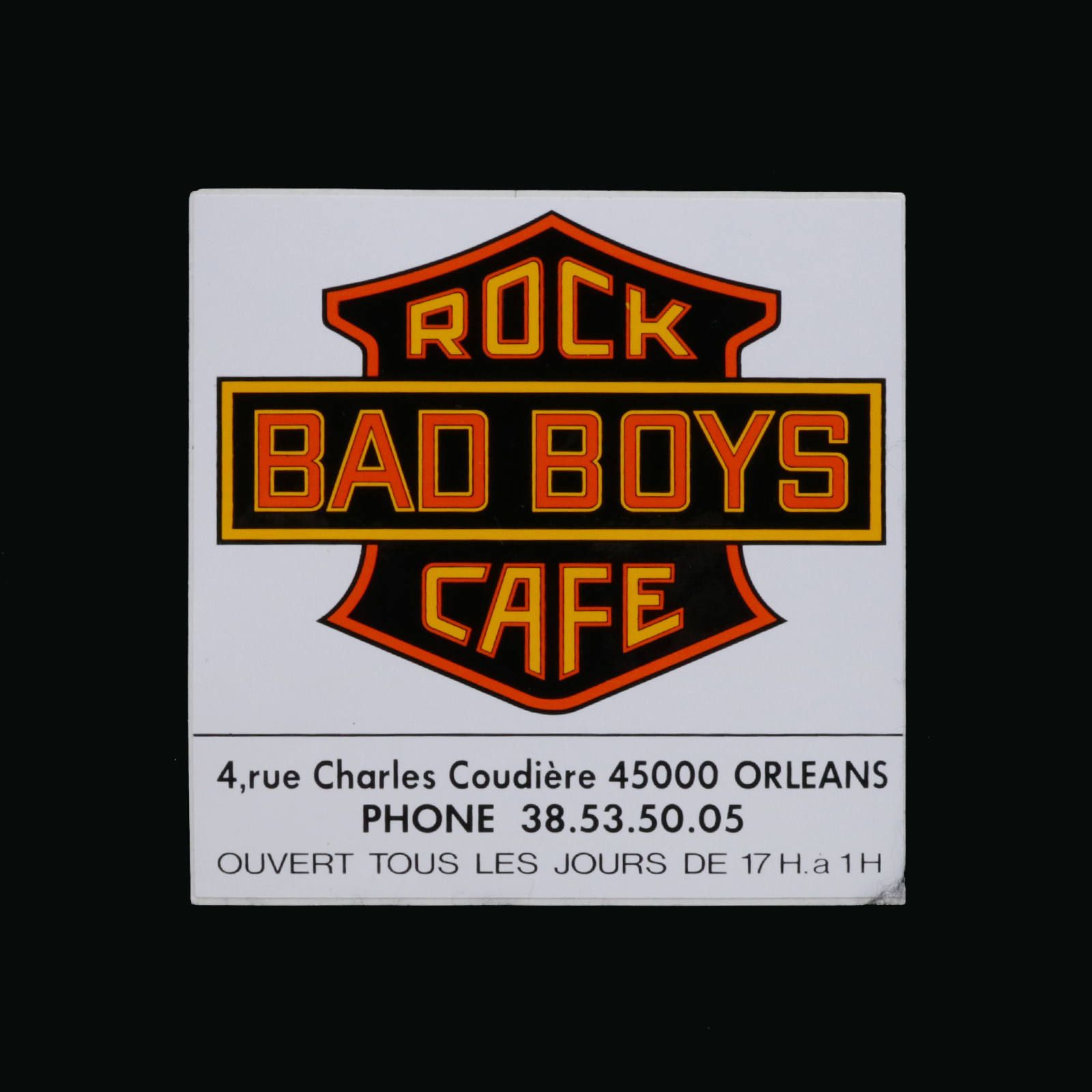 ROCK CAFÉ BAD BOYS ヴィンテージステッカー