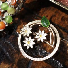 ブローチ「マーガレットサークル 60's」
