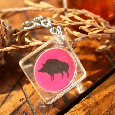 SOCIETE CHASSE DE SIMADRE フレンチキーホルダー