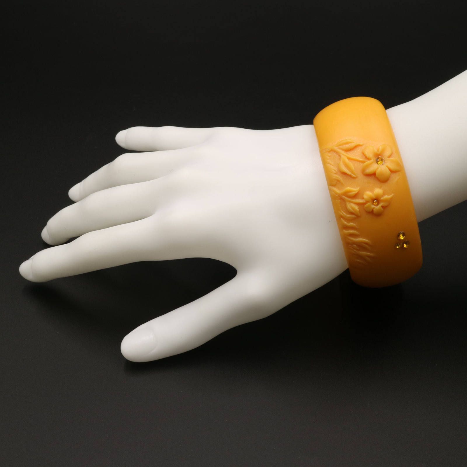花ストーンファットバングル