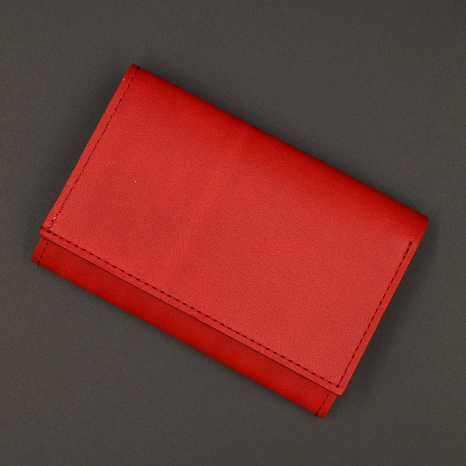 「straccio superiore」ミニ財布 レッド
