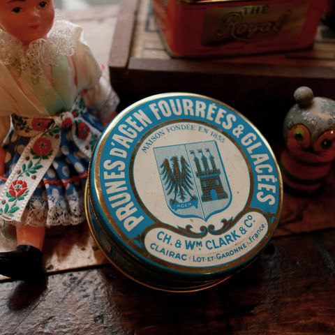 PRUNES D'AGEN FOURREES & GLACEES ヴィンテージティンカン プルーン フランス