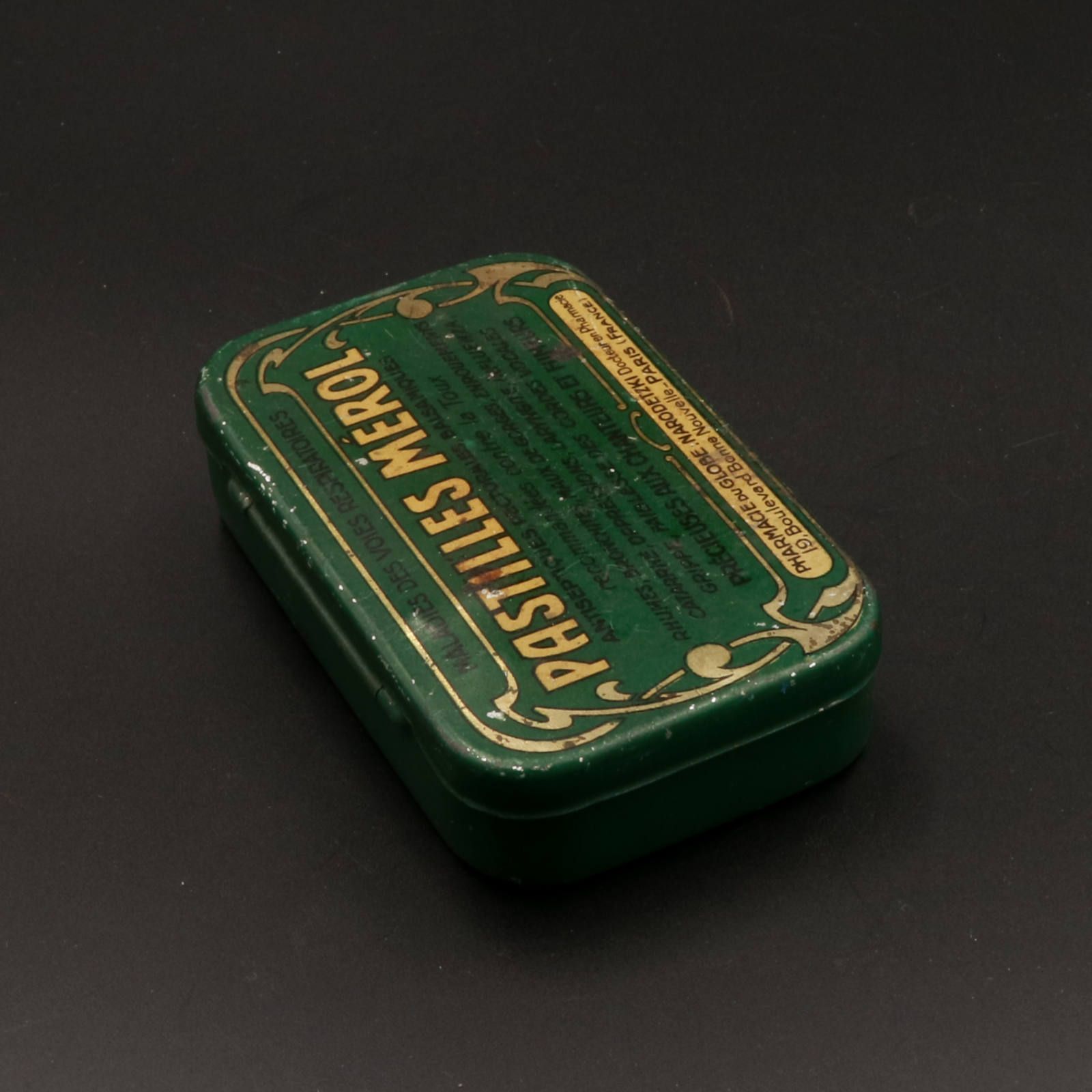 PASTILLES MEROL ヴィンテージティンカン 薬 フランス
